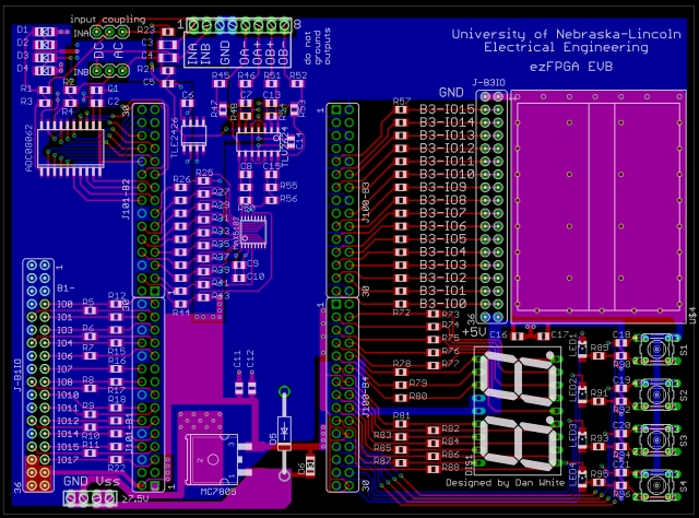 ezfpga EVB CAD screenshot